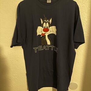 Vintage Looney Tunes Slyvester Theattle Size XL
